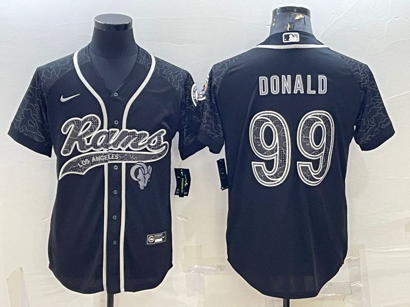 Men Los Angeles Rams #99 Donald Black Reflector 2022 Nike Limited NFL Jersey->chicago bears->NFL Jersey